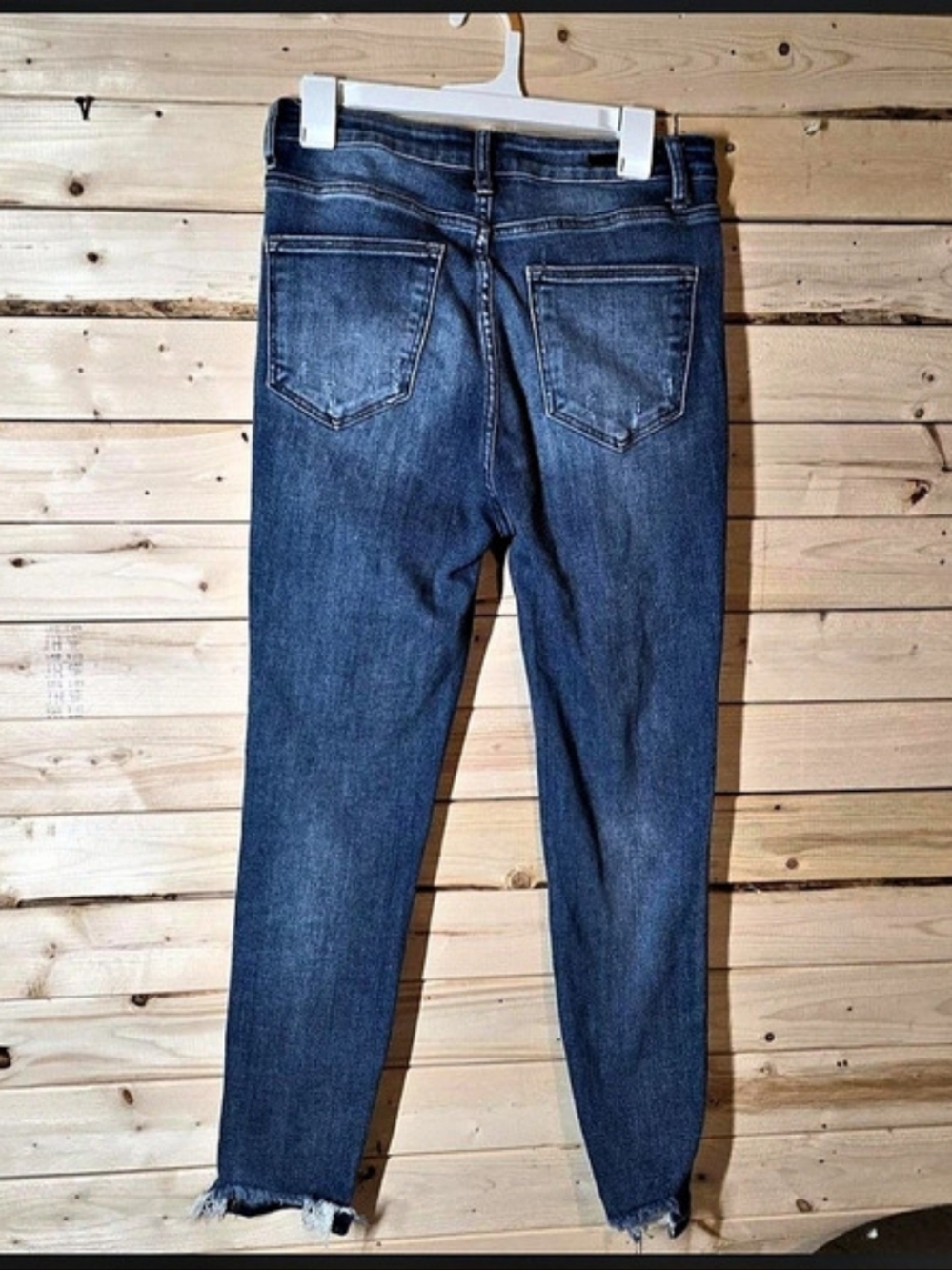 Risen Distressed Skinny Jeans in Blue Waist 30/11 - Picture 2 of 7